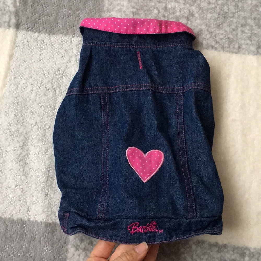 Small Dog/Cat Outfit Barbie Jean Jacket